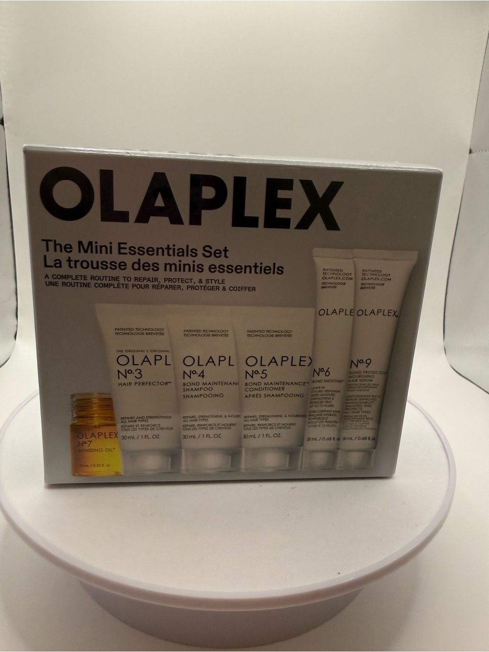 OLAPLEX Mini Essentials Set - White, Silver & Gold Accents - Picture 2 of 2